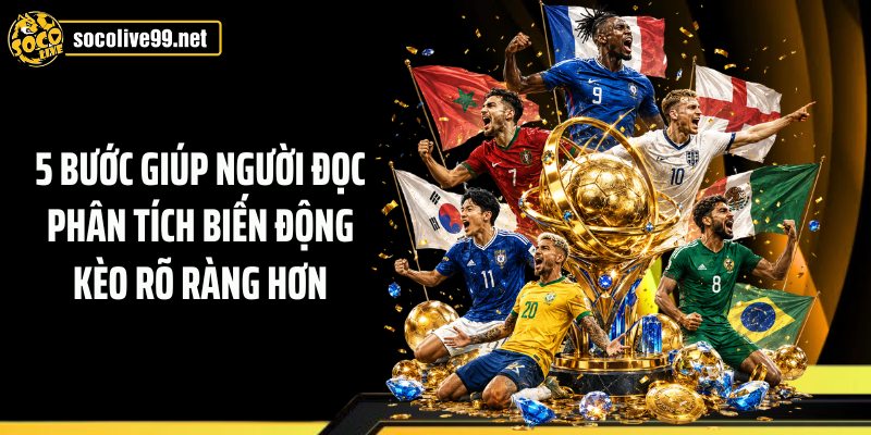5 bước giúp người đọc phân tích biến động kèo rõ ràng hơn